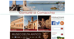 Desktop Screenshot of comune.comacchio.fe.it