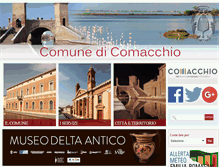 Tablet Screenshot of comune.comacchio.fe.it
